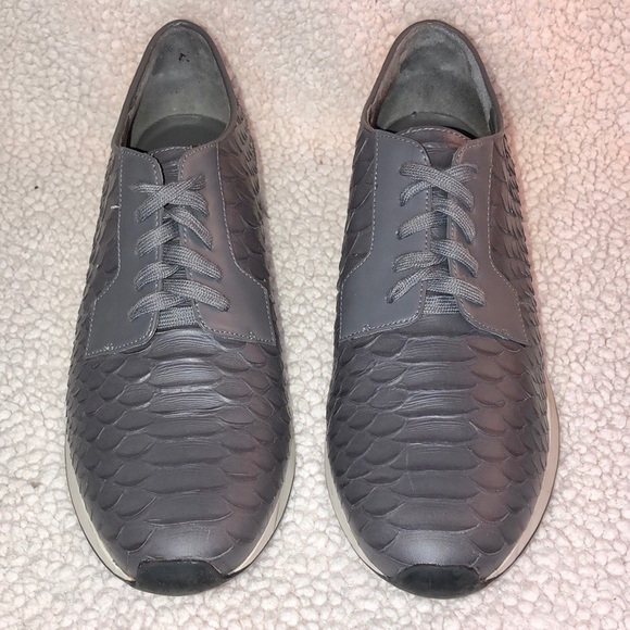 Vince Gray Rayner Python-print Trainer Sneakers - Picture 5 of 16